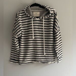O’Neill Striped Knit Hoodie | 100% Cotton | Size M